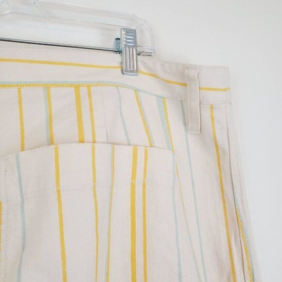 Madewell Emmett wide-leg crop in Stripe - Picture 6 of 10